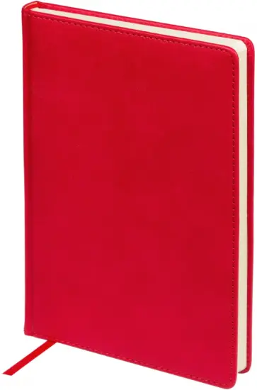 Ежедневник недатированный Classic, красный, А5, 128 листов обложка книги