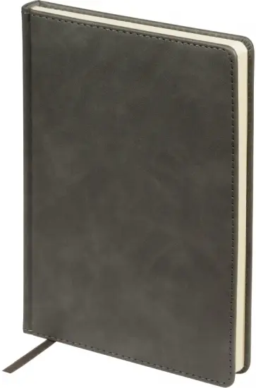 Ежедневник недатированный Classic, серый, А5, 128 листов обложка книги