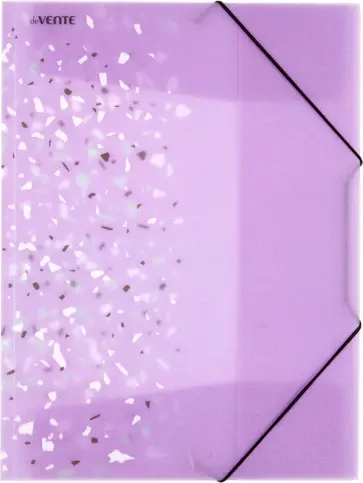 Папка с резинкой Crystal Dream, сиреневая, A4 Папка с резинкой Crystal Dream, сиреневая, A4 обложка книги