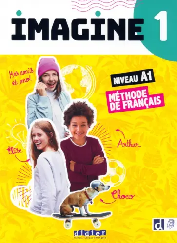 Ellafaf, Gouelleu - Imagine 1. A1. Livre élève + Didierfle App (+DVD) обложка книги