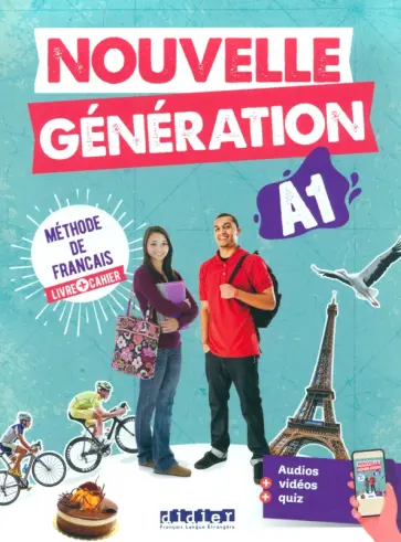 Giachino, Baracco - Nouvelle Generation A1. Livre + Cahier + didierfle app обложка книги