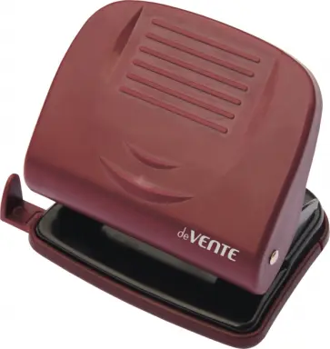 Дырокол Stripe, бордовый, 30 листов обложка книги