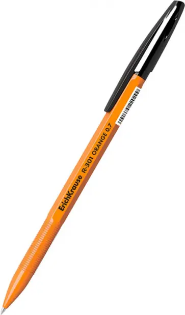 Ручка шариковая Orange Stick, черная Ручка шариковая Orange Stick, черная обложка книги