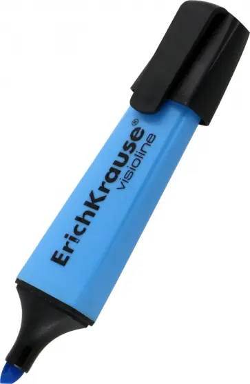 Текстмаркер Visioline, голубой обложка книги