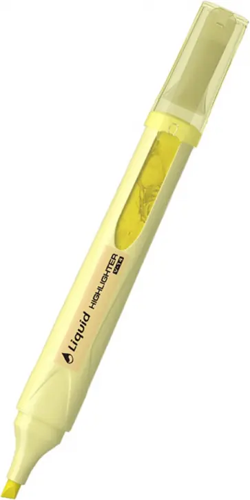 Текстмаркер Liquid Visioline, желтый обложка книги