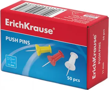 Кнопки силовые цветные, 50 шт обложка книги