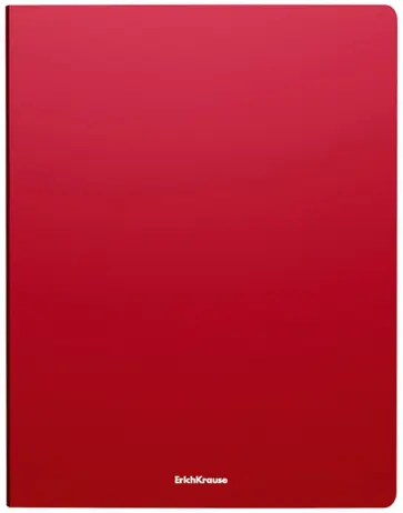 Папка файловая пластиковая, Matt Classic, А4, красная обложка книги