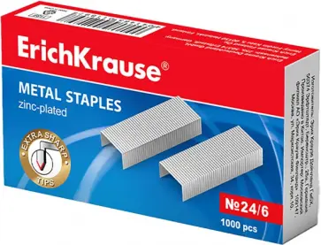 Скобы для степлера № 24/6 Скобы для степлера № 24/6 обложка книги