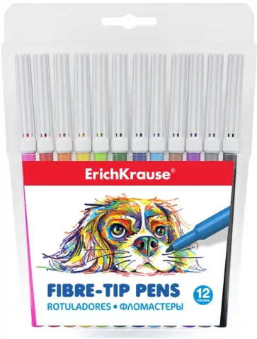 Фломастеры Easy Washable, 12 цветов обложка книги