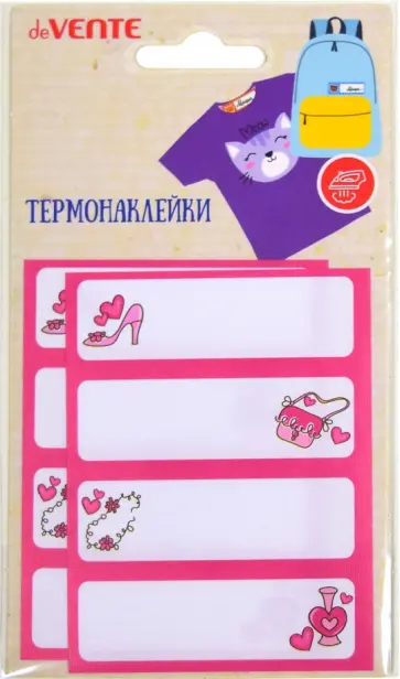 Набор термонаклеек на тканевой основе Too Cute Girl, 8 шт Набор термонаклеек на тканевой основе Too Cute Girl, 8 шт обложка книги