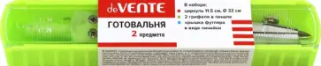 Готовальня 2 предмета + 2 грифеля, в ассортименте Готовальня 2 предмета + 2 грифеля, в ассортименте обложка книги