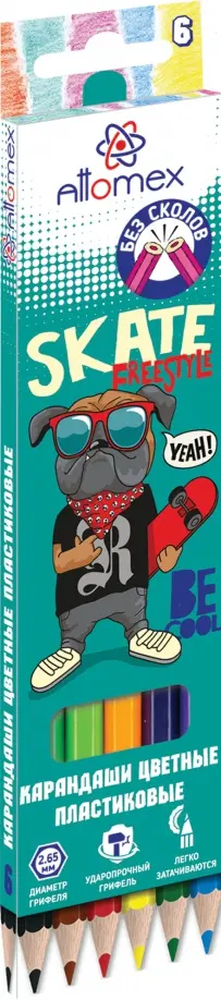 Карандаши цветные Be cool, 6 цветов Карандаши цветные Be cool, 6 цветов обложка книги
