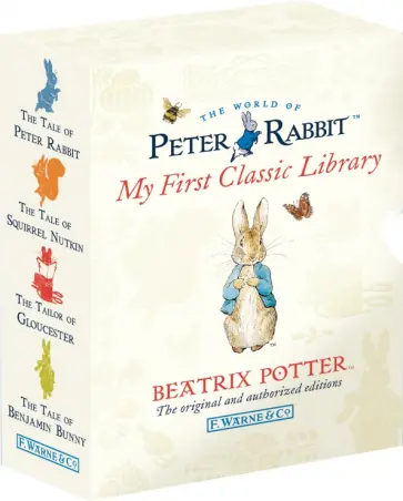 Beatrix Potter - Peter Rabbit. My First Classic Library обложка книги