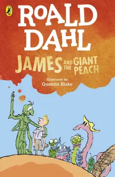 Roald Dahl - James and the Giant Peach обложка книги