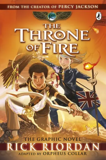 Rick Riordan - The Throne of Fire. The Graphic Novel Rick Riordan - The Throne of Fire. The Graphic Novel обложка книги