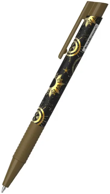 Ручка шариковая автоматическая Magic Sky Matic&Grip, синяя, в ассортименте обложка книги