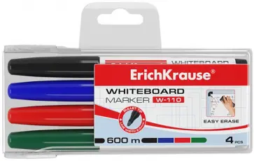 Набор маркеров для досок, 4 шт. обложка книги