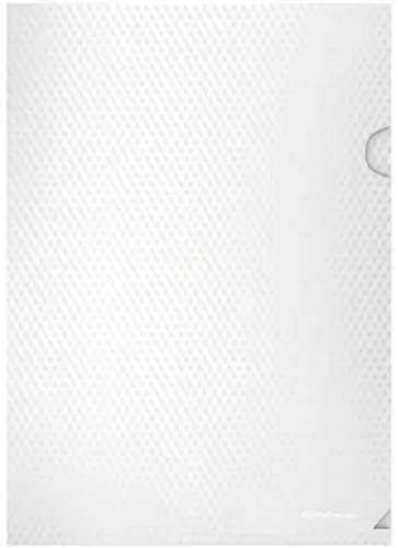 Папка-уголок, белая, А4 обложка книги