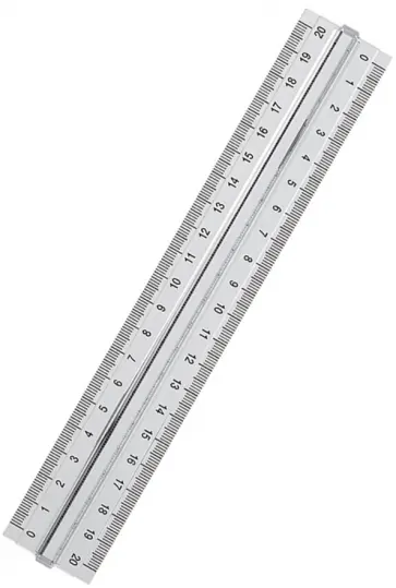Линейка с держателем, 20 см обложка книги