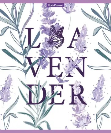 Тетрадь Lavender, А5, 48 листов, клетка, в ассортименте Тетрадь Lavender, А5, 48 листов, клетка, в ассортименте обложка книги