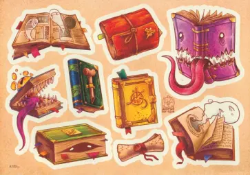 Стикерпак Живые книги Стикерпак Живые книги обложка книги