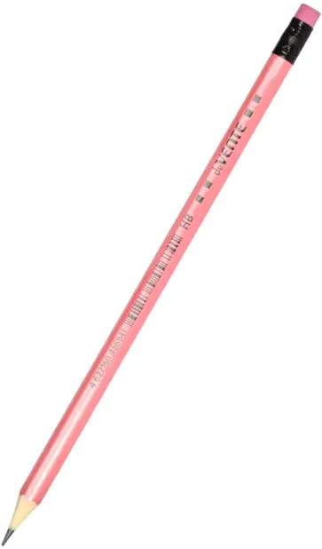 Карандаш чернографитный с ластиком Pastel, HB, в ассортименте Карандаш чернографитный с ластиком Pastel, HB, в ассортименте обложка книги