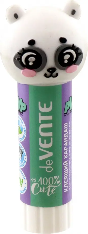 Клей-карандаш PVP 100% Cute, 15 г, в ассортименте обложка книги