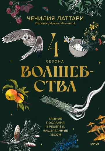 Чечилия Латтари - Четыре сезона волшебства. Тайные послания и рецепты, нашептанные лесом обложка книги