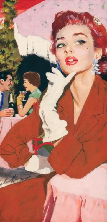 Открытка-конверт для денег №01 Девушка обложка книги