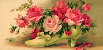 Открытка-конверт для денег №73 Туфелька обложка книги