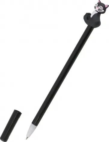 Ручка шариковая Кошка, синяя, в ассортименте обложка книги