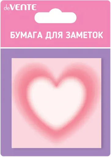 Блок для записей самоклеющийся Heart&Flower, 30 листов, в ассортименте Блок для записей самоклеющийся Heart&Flower, 30 листов, в ассортименте обложка книги
