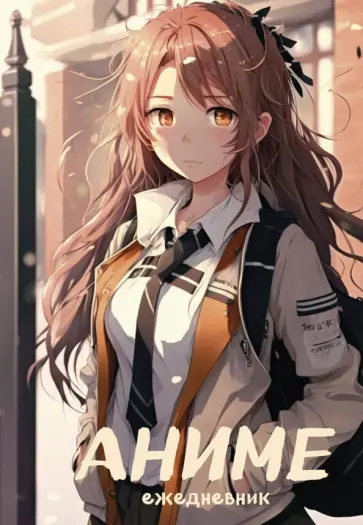 Ежедневник недатированный Аниме, А5, 72 листа Ежедневник недатированный Аниме, А5, 72 листа обложка книги