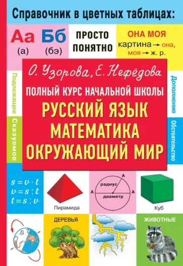 Узорова, Нефёдова - Полный курс начальной школы. Русский язык, математика, окружающий мир Узорова, Нефёдова - Полный курс начальной школы. Русский язык, математика, окружающий мир обложка книги