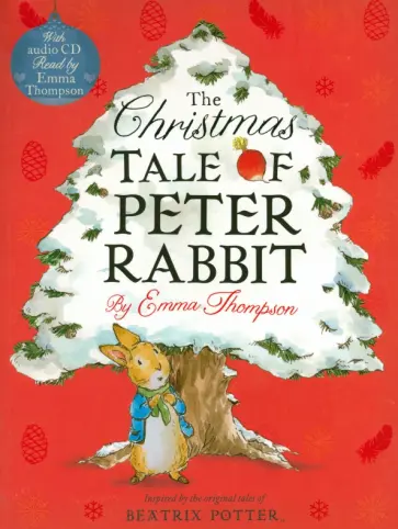 Emma Thompson - The Christmas Tale of Peter Rabbit + CD обложка книги
