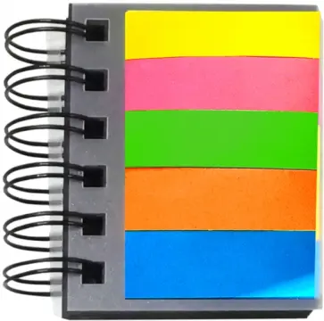 Этикетки-закладки Book, 5 цветов обложка книги