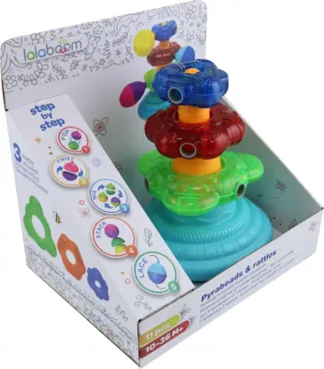 Lalaboom пирамида с аксессуарами, 11 предметов обложка книги