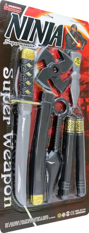 Набор игровой Оружие маленького ниндзя обложка книги