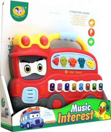 Игровой центр с пианино Пожарная машина обложка книги