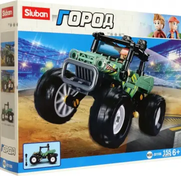 Конструктор Джип зеленый обложка книги