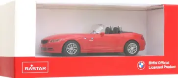 Машина металлическая BMW Z4, красная обложка книги