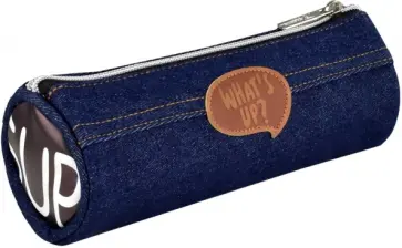 Пенал школьный Стильный джинс обложка книги