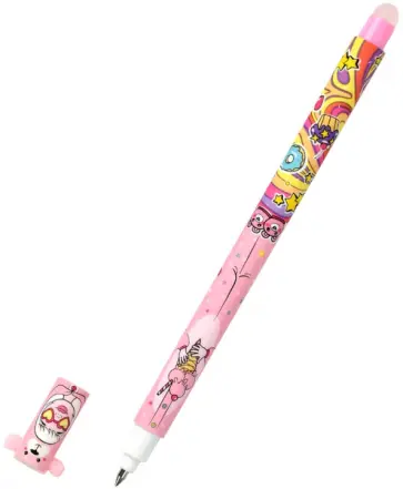 Ручка гелевая Пиши-стирай, синяя, в ассортименте обложка книги