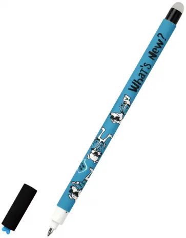 Ручка гелевая Пиши-стирай, синяя, в ассортименте обложка книги