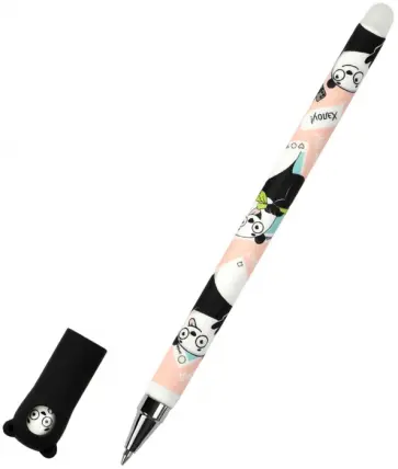 Ручка гелевая Пиши-стирай, синяя, в ассортименте обложка книги