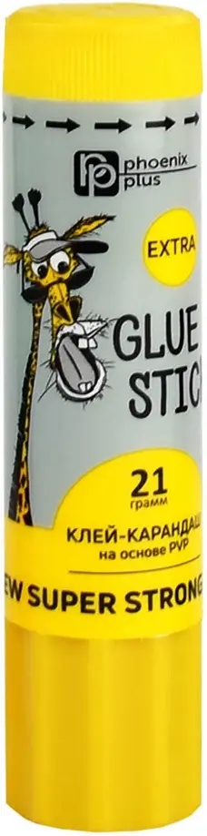 Клей-карандаш Экзотичные друзья, 21 г, в ассортименте обложка книги