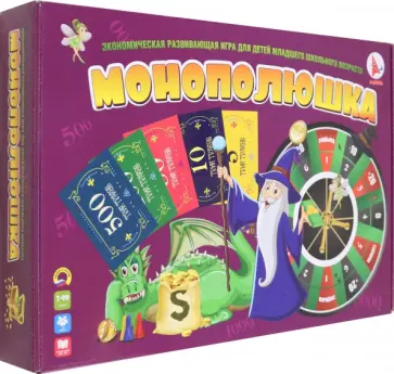 Игра настольная  Монополюшка Игра настольная  Монополюшка обложка книги