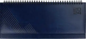 Планинг датированный на 2024 год Сариф, синий, 64 листа обложка книги