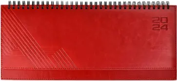 Планинг датированный на 2024 год Сариф, красный, 64 листа обложка книги