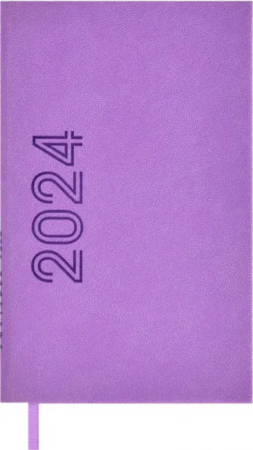 Еженедельник датированный на 2024 год Кассандра, сиреневый, 64 листа Еженедельник датированный на 2024 год Кассандра, сиреневый, 64 листа обложка книги